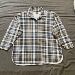 Oversized Plaid Shirt